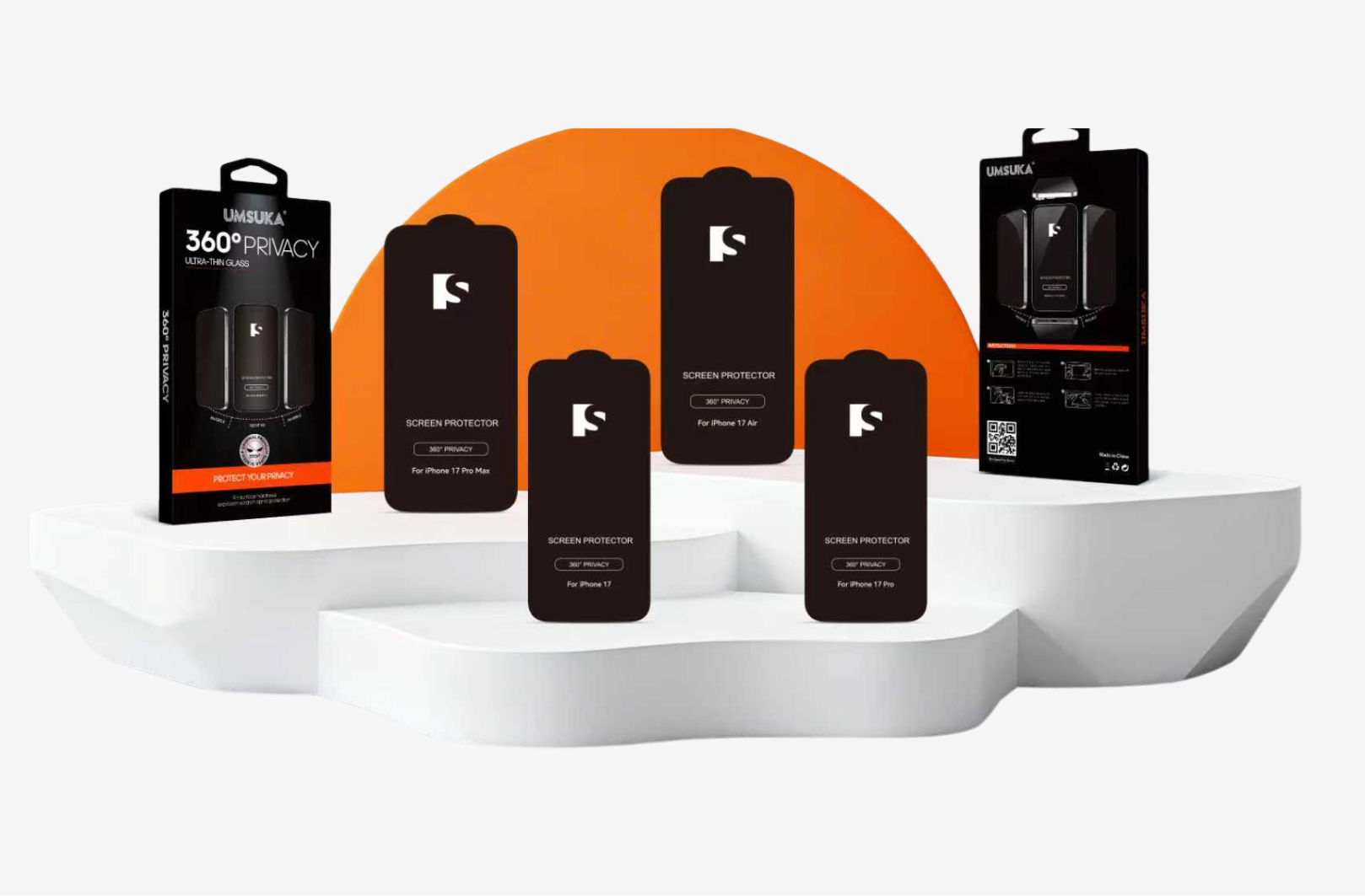 Umsuka Pika 360 Privacy Ekran Koruyucu